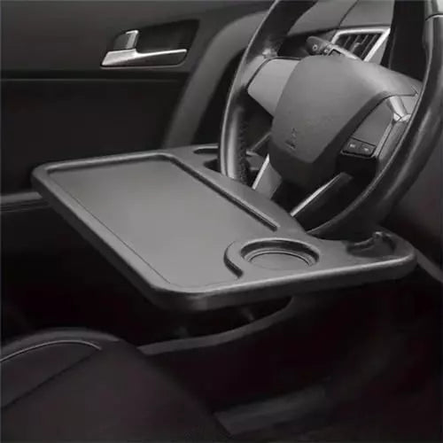 Car Steering Wheel Hook Tray Table – Multipurpose Food & Laptop Holder