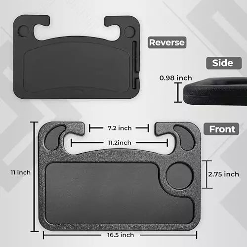Car Steering Wheel Hook Tray Table – Multipurpose Food & Laptop Holder