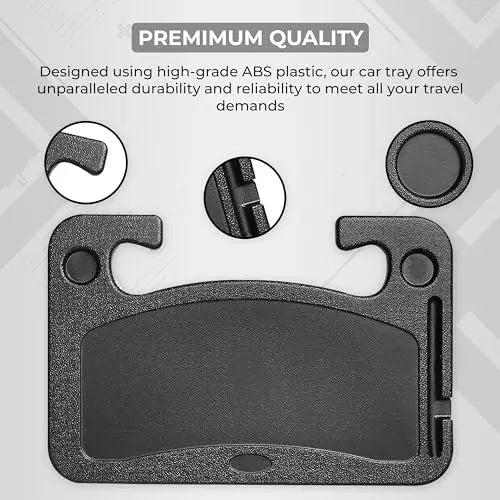 Car Steering Wheel Hook Tray Table – Multipurpose Food & Laptop Holder