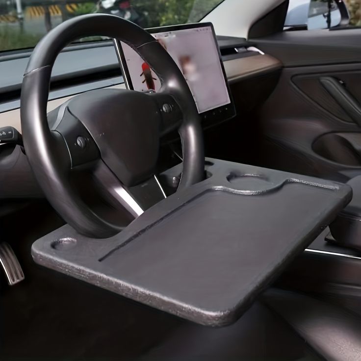 Car Steering Wheel Hook Tray Table – Multipurpose Food & Laptop Holder